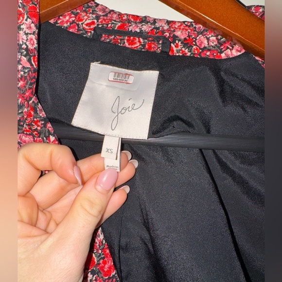 Joie 100% Silk Frona Moto Jacket size XS - Picture 5 of 7